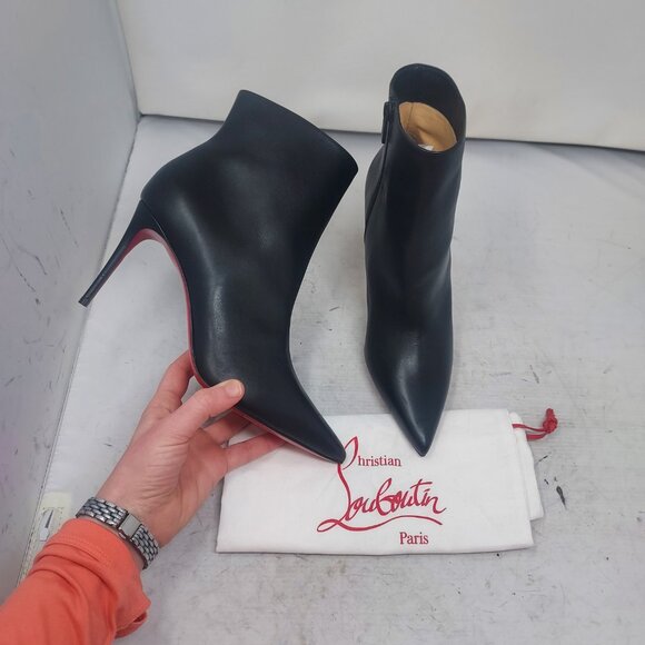 CHRISTIAN LOUBOUTIN Black So Kate Ankle Boot - Picture 1 of 14